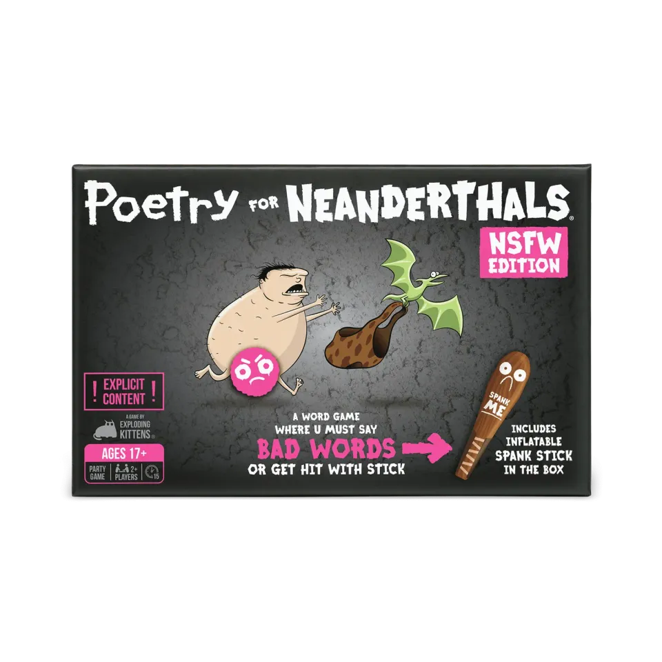 Exploding Kittens Poetry for Neanderthals NSFW gioco carte adulti