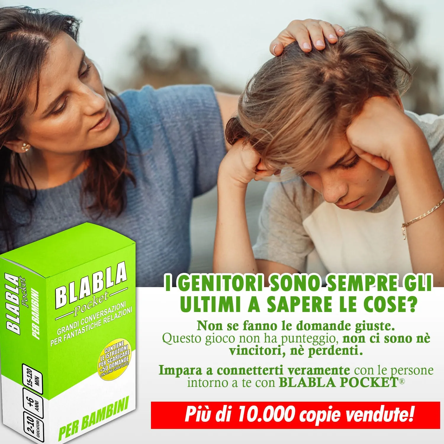 Magma Games BlaBla Pocket carte conversazione 100 carte 6+