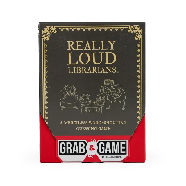 Exploding Kittens Really Loud Librarians Grab & Game gioco carte