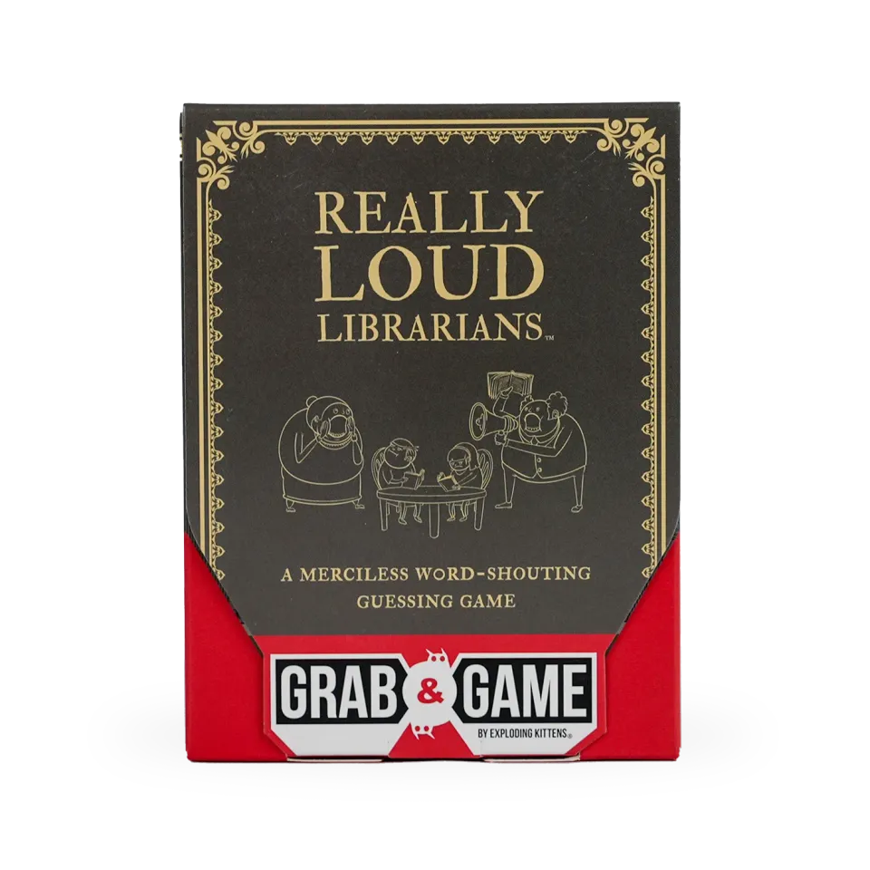 Exploding Kittens Really Loud Librarians Grab & Game gioco carte