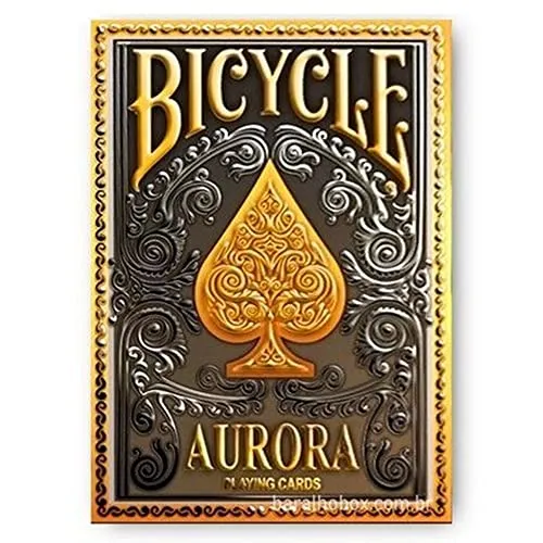 Bicycle Aurora carte poker collezione inchiostri metallici