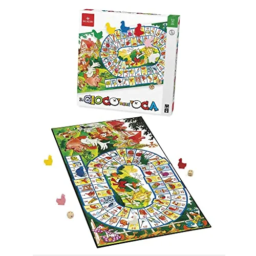 Dal Negro 55601 Gioco dell'Oca Alla Fattoria gioco tavolo bambini