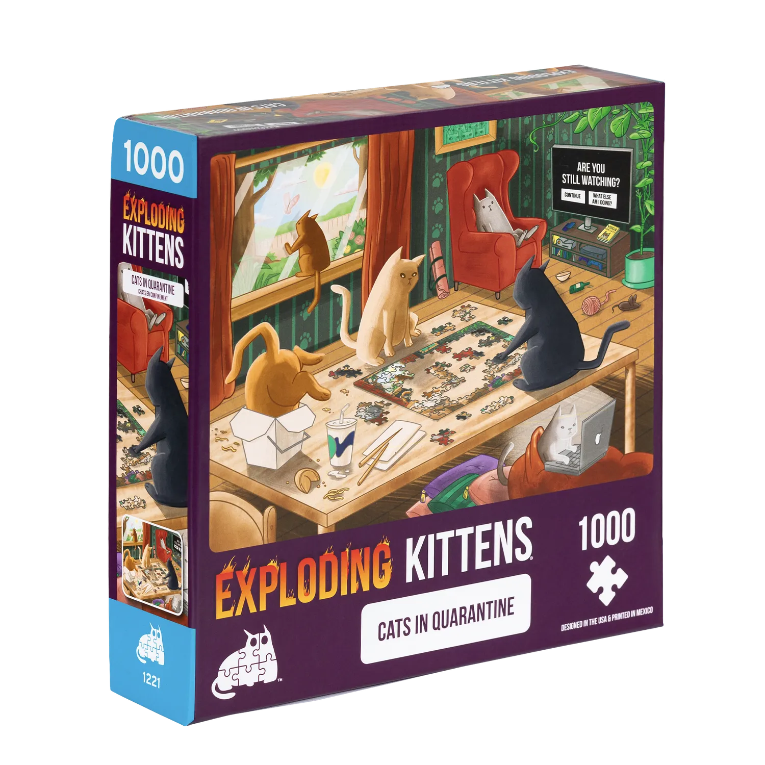 Exploding Kittens Cats in Quarantine puzzle gatti