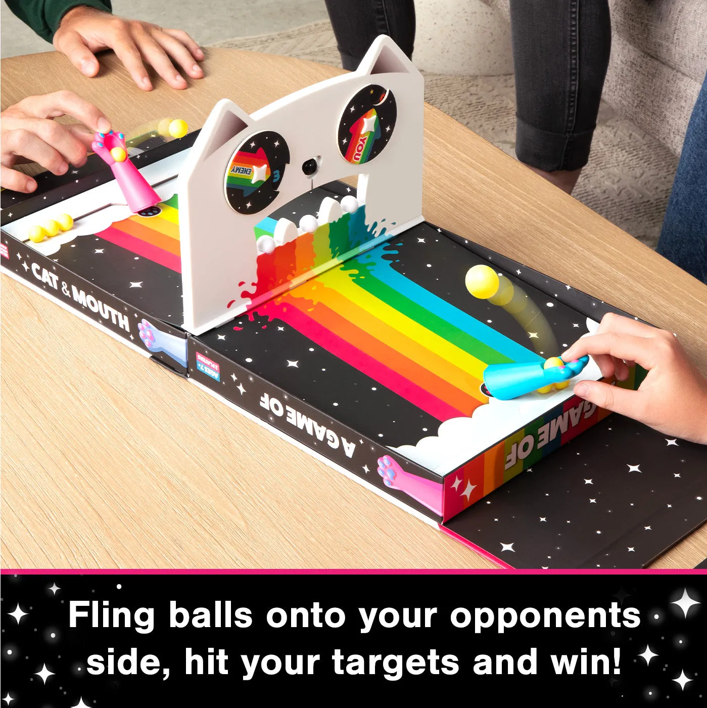 Exploding Kittens Cat & Mouth gioco tavolo 2 giocatori magnetico