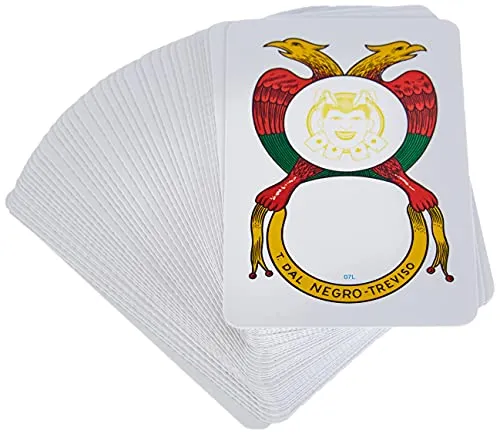Dal Negro Napoletane 10071 Carte da Gioco 40 Carte Astuccio Rosso